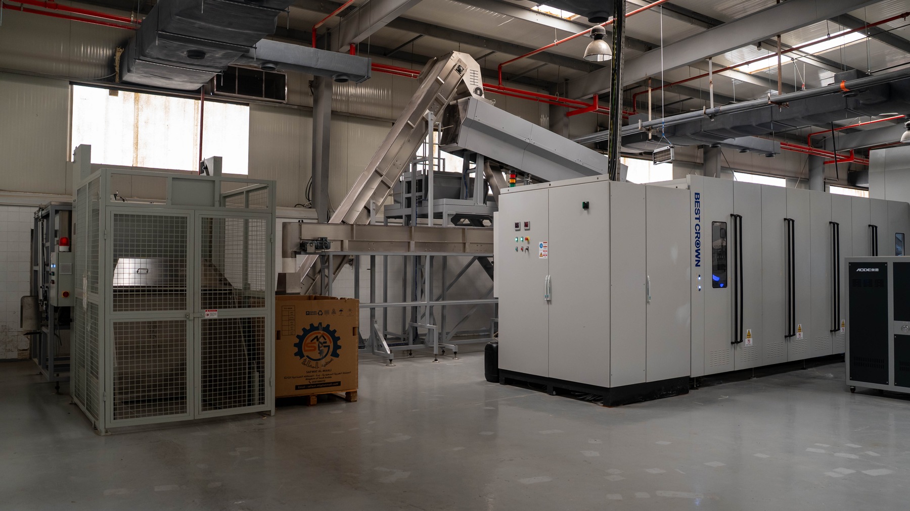 PET Blow Molding and Bottle Handling