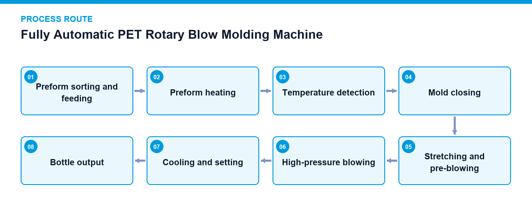 Fully Automatic PET Rotary Blow Molding Machine