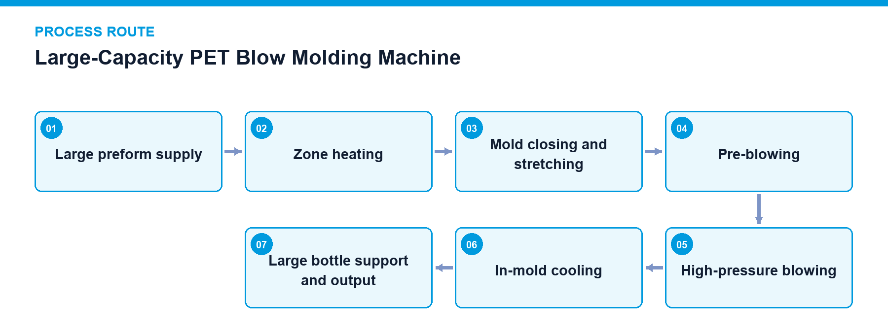 Large-Capacity PET Blow Molding Machine